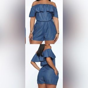 Blue romper size XL